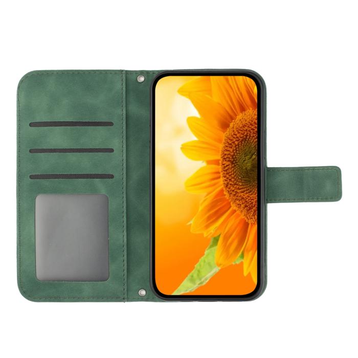 Bild 3, OnePlus 15 Fodral Solros Tryck Grön