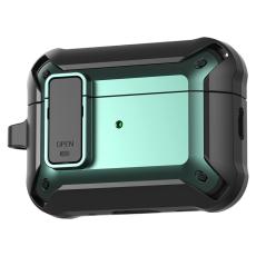 AirPods Pro 3 Skal Shockproof Hybrid Armor Gr&ouml;n