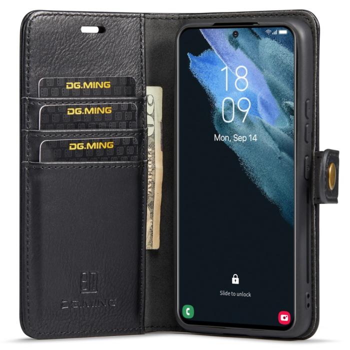 Bild 4, DG.MING Samsung Galaxy S22 Plus Fodral 2in1 Magnet Fodral / Skal Svart