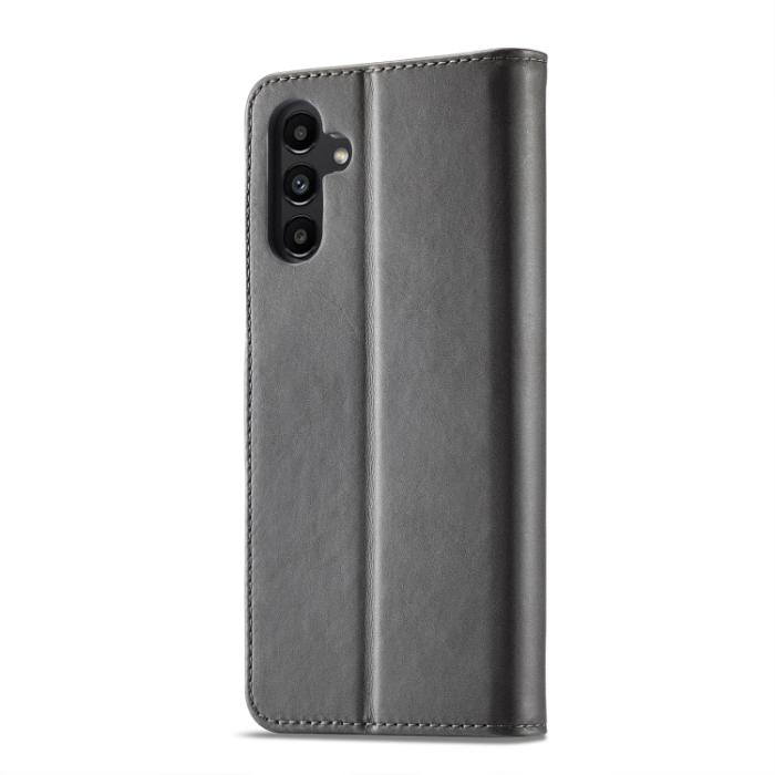 Bild 3, LC.IMEEKE Samsung Galaxy A24 5G Fodral Läder Grå