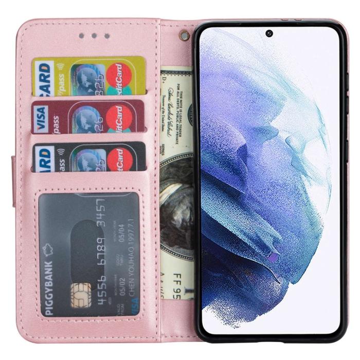 Bild 2, Samsung Galaxy S23 Ultra Fodral Multifunktionell Roséguld