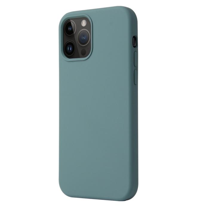 Bild 2, iPhone 15 Pro Skal Liquid Silikon Tallgrön