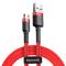 Baseus Cafule 1m Micro USB QC3.0 Laddningskabel - Röd