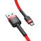 Baseus Cafule 1m Micro USB QC3.0 Laddningskabel - Röd