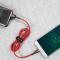 Baseus Cafule 1m Micro USB QC3.0 Laddningskabel - Röd