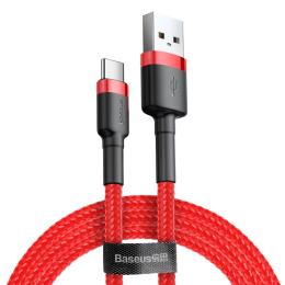 Baseus Cafule 2m USB-C QC3.0 Laddningskabel - Röd