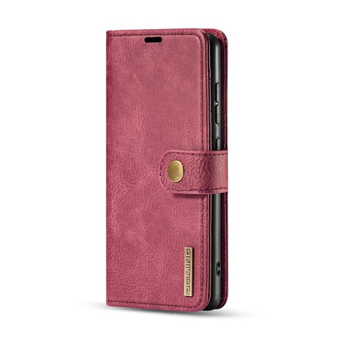 Bild 3, Samsung Galaxy A51 - DG.MING Plånboksfodral/Magnet Skal - Vinröd