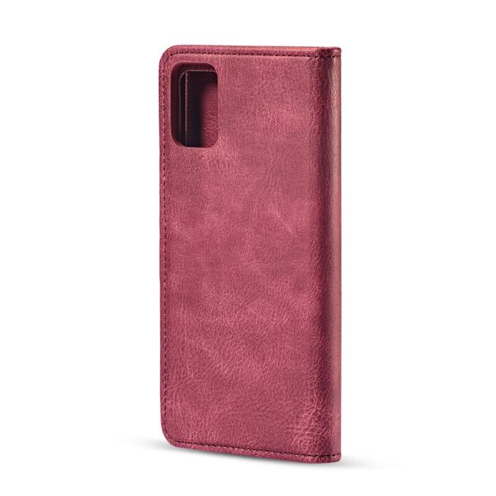 Bild 4, Samsung Galaxy A51 - DG.MING Plånboksfodral/Magnet Skal - Vinröd