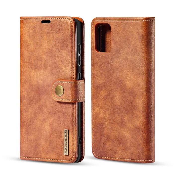 Bild 2, Samsung Galaxy A51 - DG.MING Plånboksfodral/Magnet Skal - Brun
