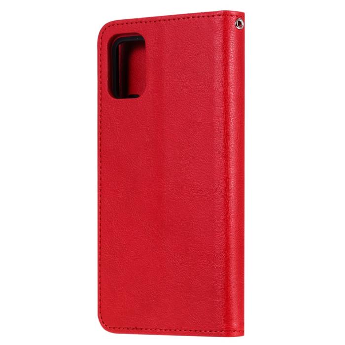 Bild 3, Samsung Galaxy A51 - 2in1 Magnet Skal / Plånboksfodral - Röd