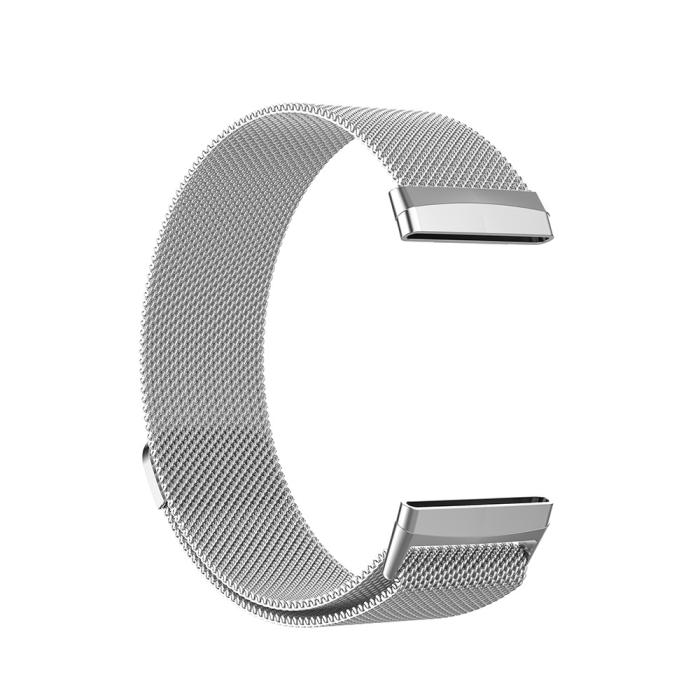Bild 2, Milanese Loop Metall Armband Fitbit Versa 3/Fitbit Sense - Silver