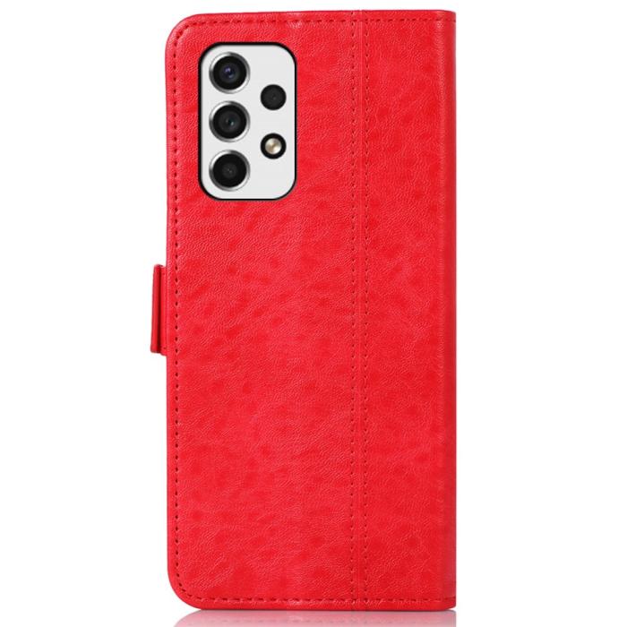 Bild 3, Samsung Galaxy A53 5G Fodral Crazy Horse Röd