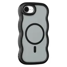 iPhone 17e / 16e Skal MagSafe Wavy Matt Svart