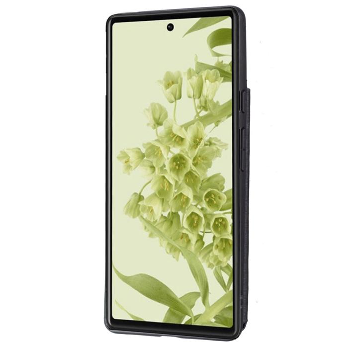 Bild 5, Google Pixel 6A Skal Läderbelagt Med Plånboksfunktion Svart