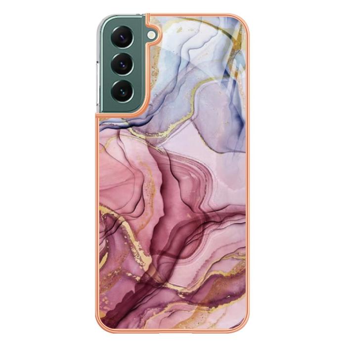 Bild 2, Samsung Galaxy S23 Plus Skal Marmor TPU Roséguld