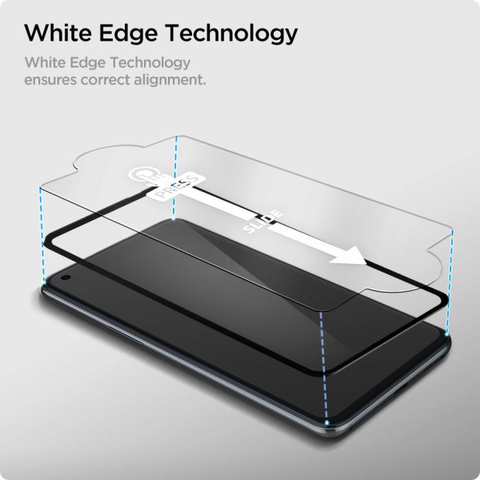 Bild 5, Spigen OnePlus 2T 5G / Nord 2 5G / Nord CE 5G Glas.tR Slim Skärmskydd