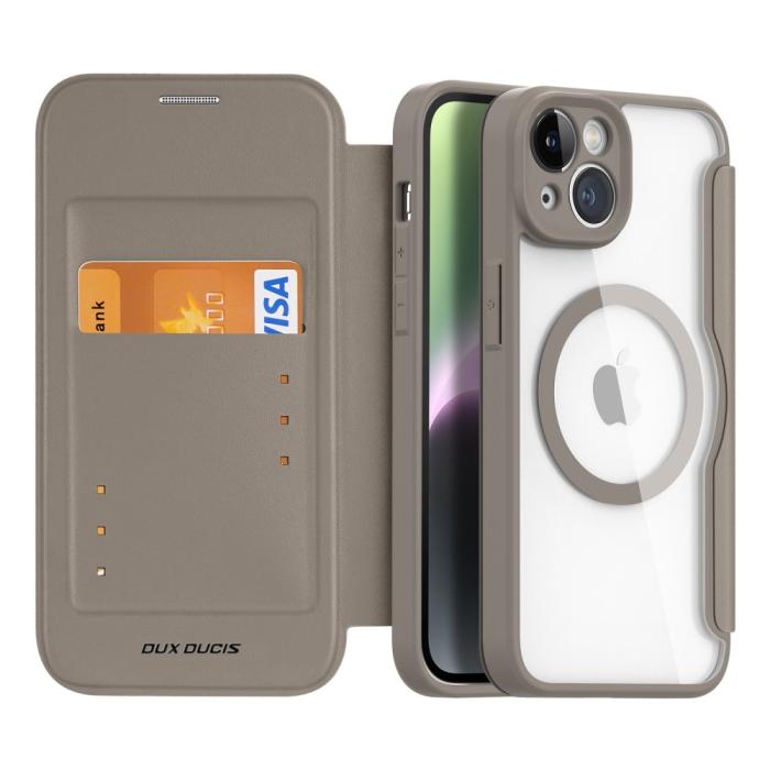 Bild 2, DUX DUCIS iPhone 14 Fodral MagSafe Skin X Pro Khaki