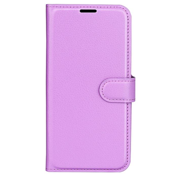 Bild 5, Samsung Galaxy A35 5G Fodral Läder Litchi Lila