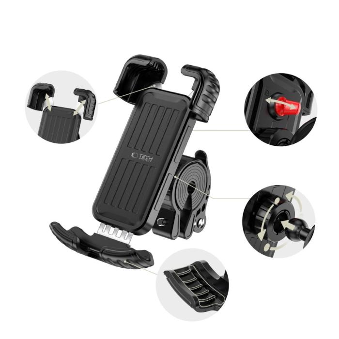 Bild 6, Tech-Protect Universal Mobilhållare Cykel V7 Svart