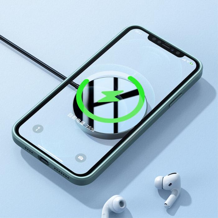 Bild 5, Mcdodo 15W MagSafe Magnetisk Trådlös Laddare Grå