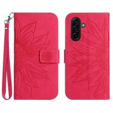 Samsung Galaxy A57 5G Fodral Solros Tryck Rosa