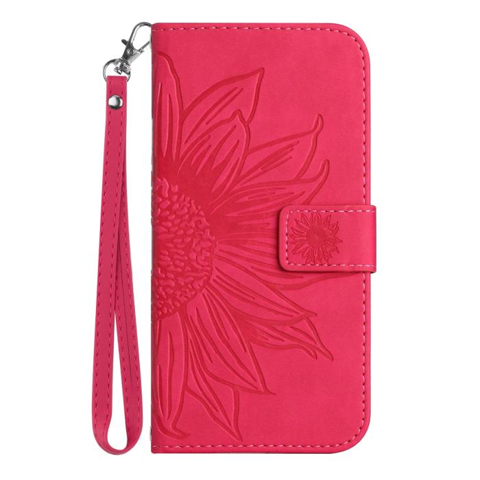 Bild 2, Samsung Galaxy A57 5G Fodral Solros Tryck Rosa
