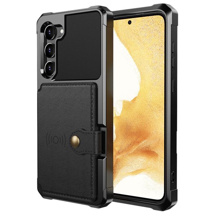 Bild 2, Samsung Galaxy S23 Skal Med Magnetisk Plånbok Svart