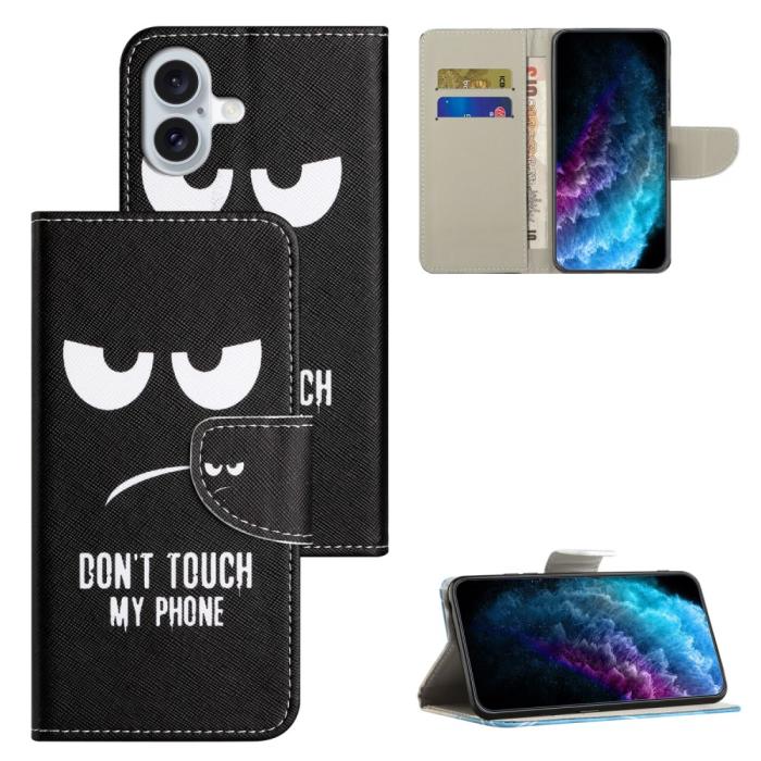 Bild 6, iPhone 16 Plus Fodral Med Tryck Dont Touch