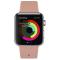 Silikon Armband Apple Watch 42/44/45 mm Ljus Rosa