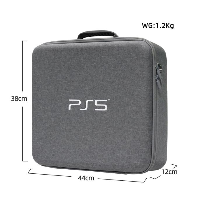Bild 5, Gaming Väska Sony Playstation 5 EVA Plast Grå