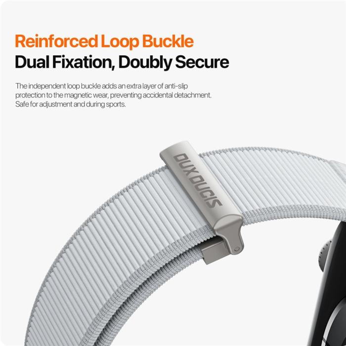 Bild 6, DUX DUCIS Apple Watch 42/44/45/46/49 mm Armband Magnetic Strap