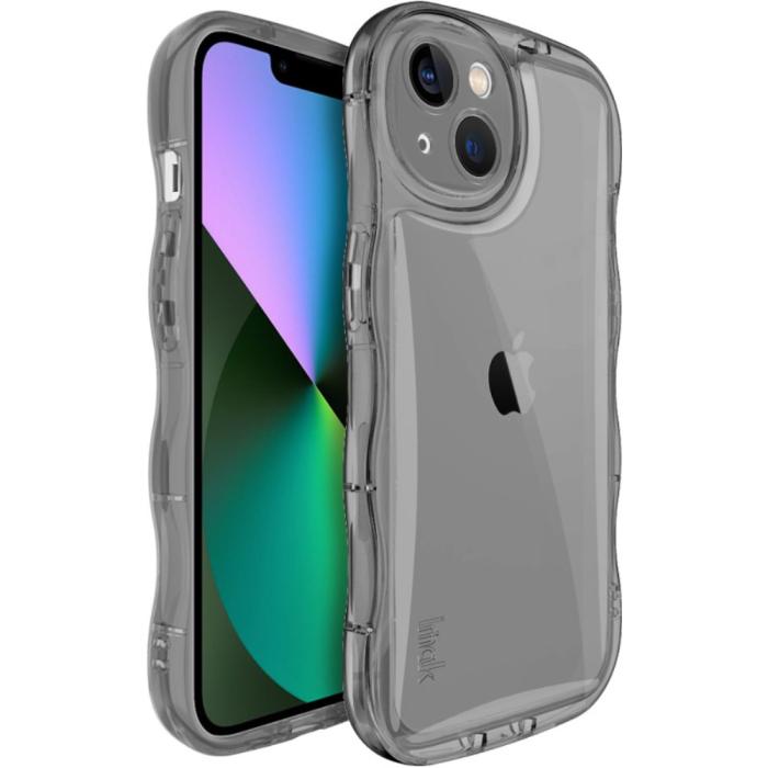 Bild 1, IMAK iPhone 14 Skal TPU Tonad Svart