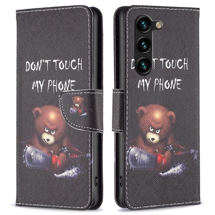 Bild 1, Galaxy S25 Plus / S24 Plus Fodral Med Tryck Dont Touch Bear