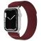 Apple Watch 42/44/45/49 mm Armband Nylon Trail Loop Vinröd