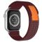 Apple Watch 42/44/45/49 mm Armband Nylon Trail Loop Vinröd