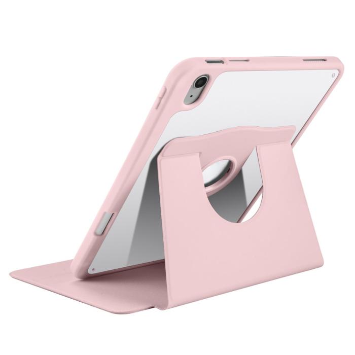 Bild 3, iPad Air 13 2026-2024 Fodral Hybrid Rotation Pennhållare Rosa