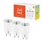 Hombli 3-PACK EU Smart Plug Promo Pack Vit