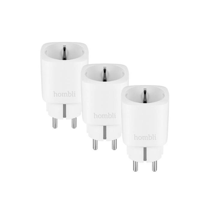 Bild 1, Hombli 3-PACK EU Smart Plug Promo Pack Vit