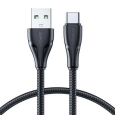 Joyroom 25 cm 2.4A USB-C Nylon Laddningskabel Svart