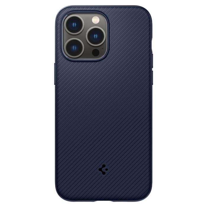 Bild 2, Spigen iPhone 14 Pro Max Skal MagSafe Mag Armor Navy Blue