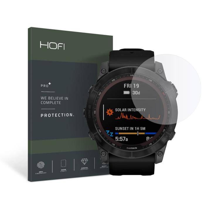 Bild 1, HOFI Garmin Fenix 6X/6X Pro Skärmskydd Pro+ Härdat Glas
