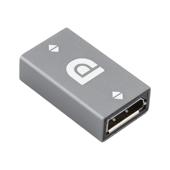 Bild 2, DisplayPort Hona till DisplayPort Hona Förlängning Adapter Grå