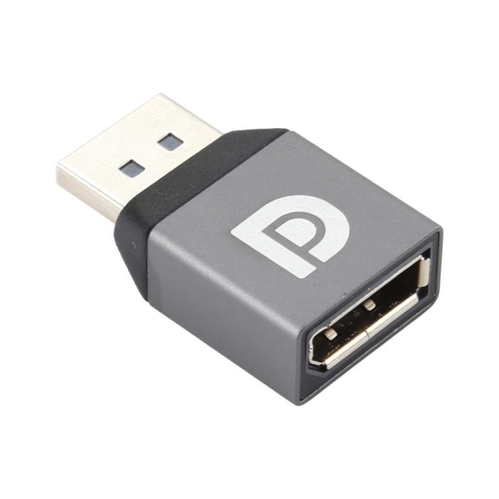 Bild 1, DisplayPort Hona till DisplayPort Hane Adapter Grå