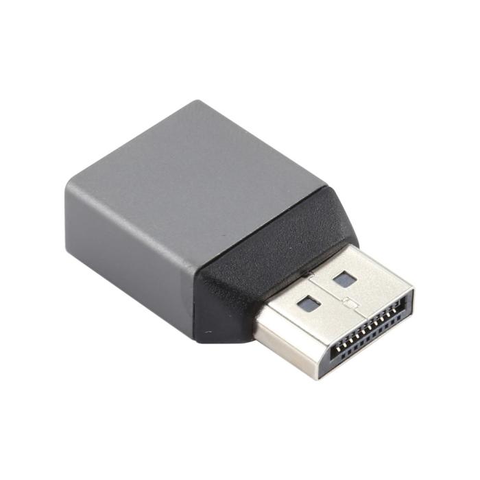 Bild 2, DisplayPort Hona till DisplayPort Hane Adapter Grå