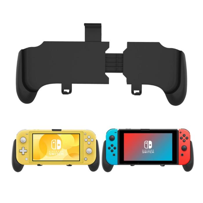 Bild 1, JYS Nintendo Switch/Switch Lite 2in1 Infällbar Skyddsfodral Med Fäste Svart