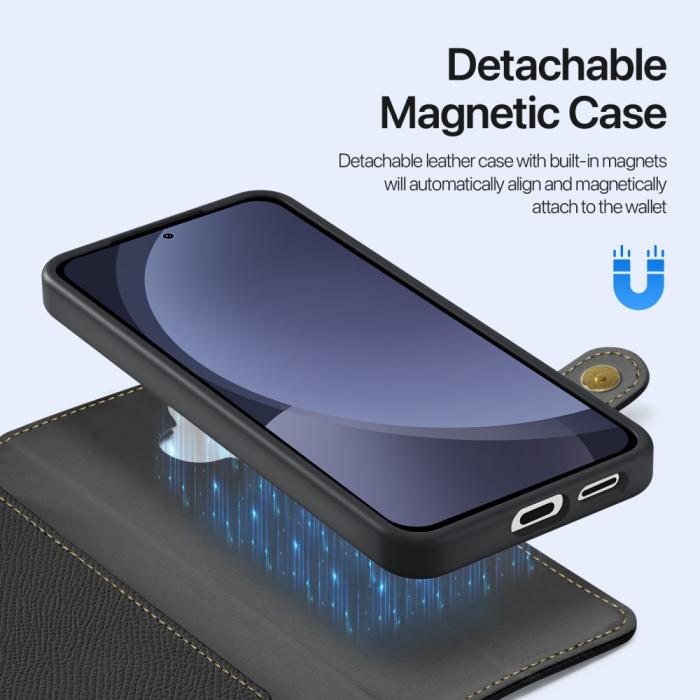 Bild 5, DUX DUCIS Galaxy S25 Plus 2in1 Magnet Fodral Lawa Series Svart