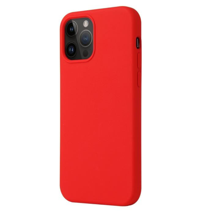 Bild 2, iPhone 15 Pro Skal Liquid Silikon Röd