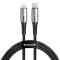 Baseus 18W 1.3m USB-C - Lightning PD Kabel - Svart