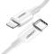 Ugreen 1m MFi 18W 3A Lightning - USB-C Kabel - Vit