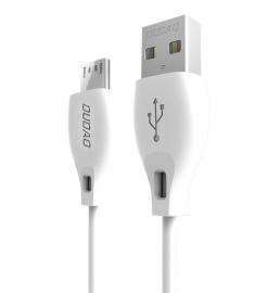 Dudao 1m 2.4A Micro USB Laddningskabel - Vit